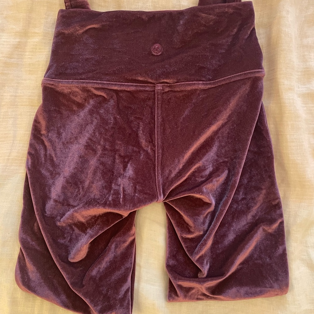 Lululemon Wunder Lounge Tight High-rise Velvet Leggings (6)